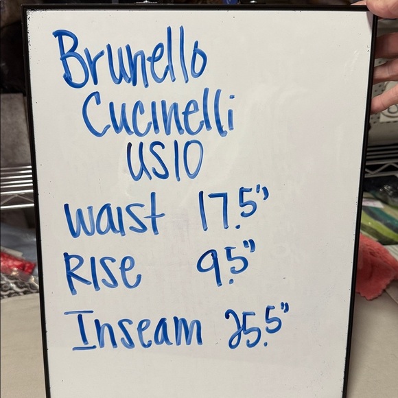 Brunello Cucinelli Monili Timmed Pocket Cropped Wool Black Trouser US10 - Picture 7 of 10